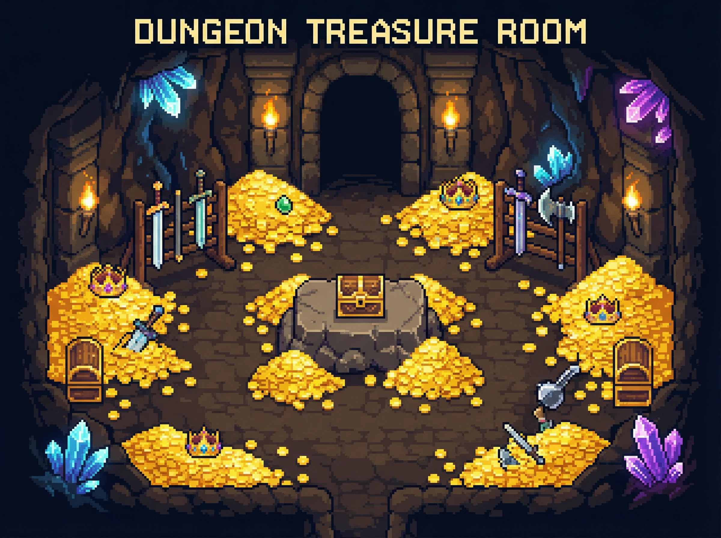 像素画廊：地牢宝藏室 - 麻将胡了 玩家作品